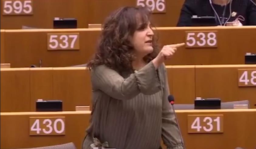 «Είμαι εδώ για να υπερασπιστώ τις γυναίκες της Ευρώπης από άνδρες σαν και σένα»