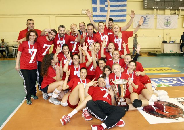 Ο Ολυμπιακός Κυπελλούχος Ελλάδος στο βόλεϊ γυναικών