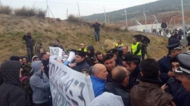 Ευκαρπία: Ένταση πριν τα εγκαίνια του Σταθμού Μεταφόρτωσης Απορριμμάτων