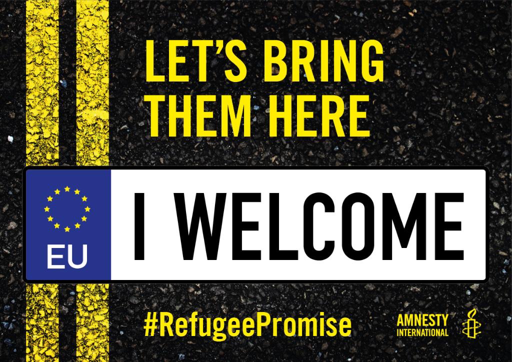 Διαδήλωση στις Βρυξέλλες για τη μετεγκατάσταση προσφύγων από την Ελλάδα