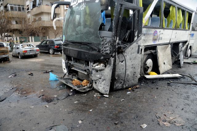 Ισλαμιστές ανέλαβαν την ευθύνη για διπλή επίθεση στη Δαμασκό
