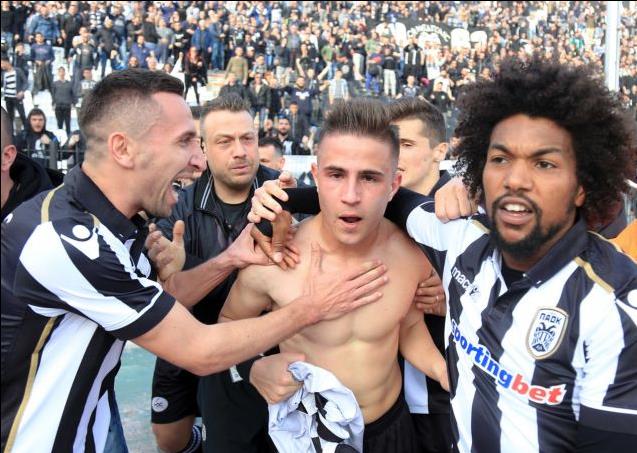 Ο Πέλκας λύτρωσε τον ΠΑΟΚ στο 94′ και αποβλήθηκε