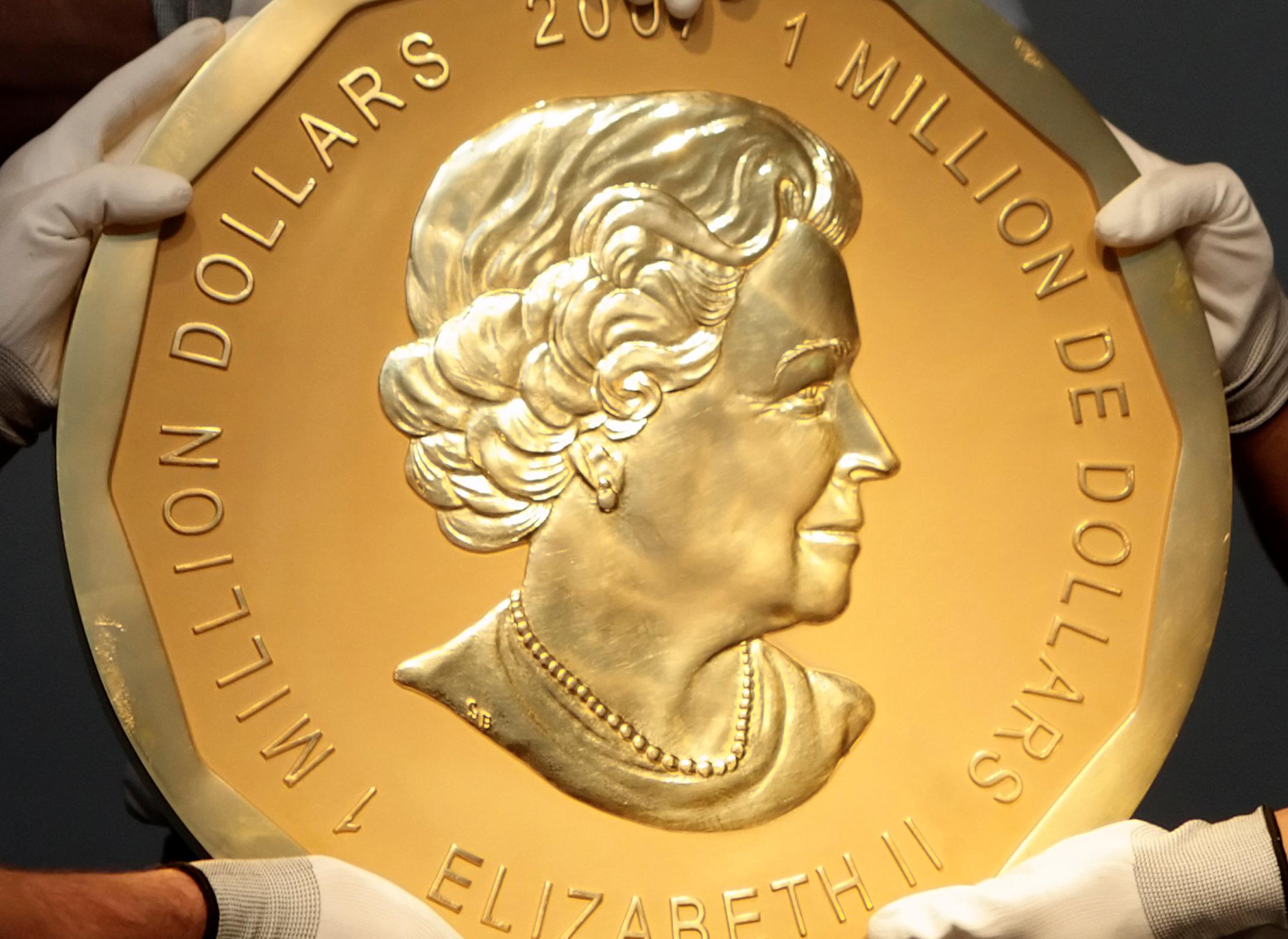 Φτερά έκανε από Μουσείο του Βερολίνου πελώριο χρυσό νόμισμα