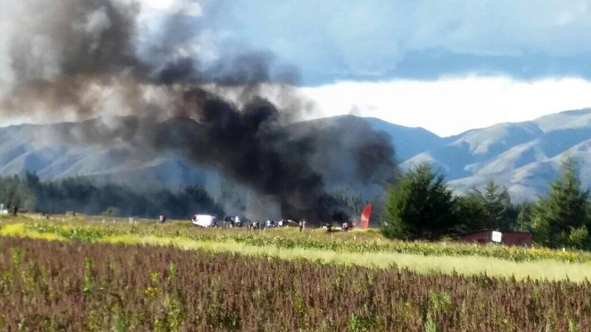 Στις φλόγες εν ώρα προσγείωσης αεροσκάφος της Peruvian Airlines