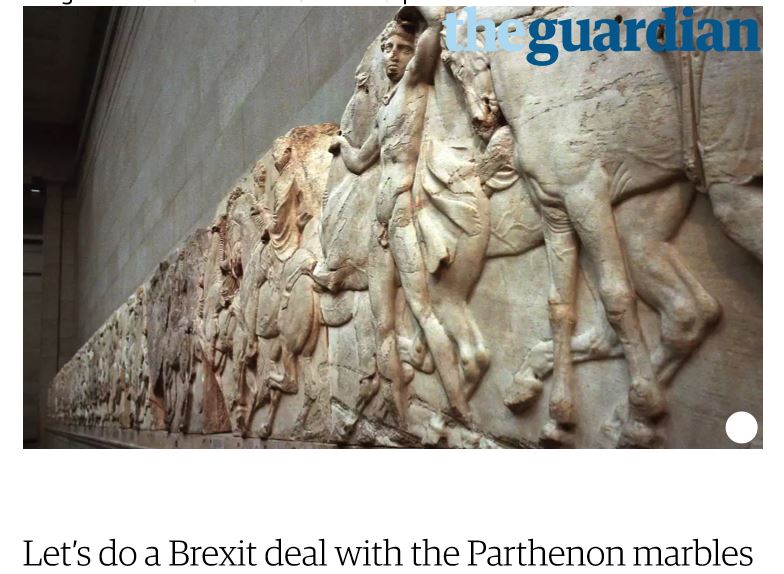 Guardian: Τέλεια ευκαιρία το Brexit για επιστροφή των Γλυπτών του Παρθενώνα