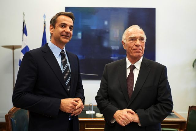 Με τον Βασίλη Λεβέντη συναντήθηκε ο Κυριάκος Μητσοτάκης