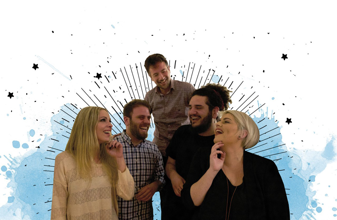 Ο Κωστής Μαραβέγιας live με τους τέσσερις φιναλίστ της ομάδας του