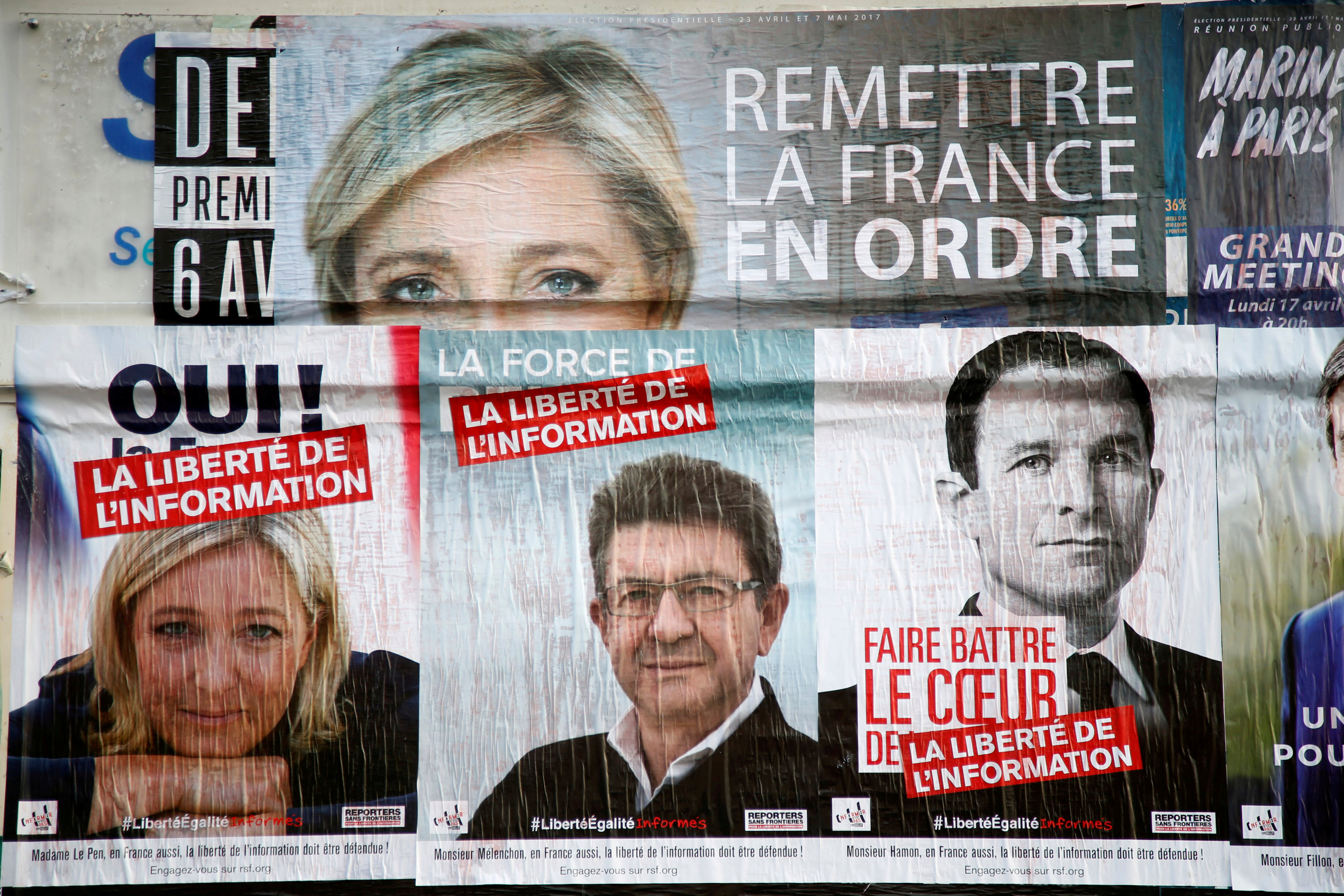 Τέσσερις στο νήμα δίνει η τελευταία δημοσκόπηση στη Γαλλία