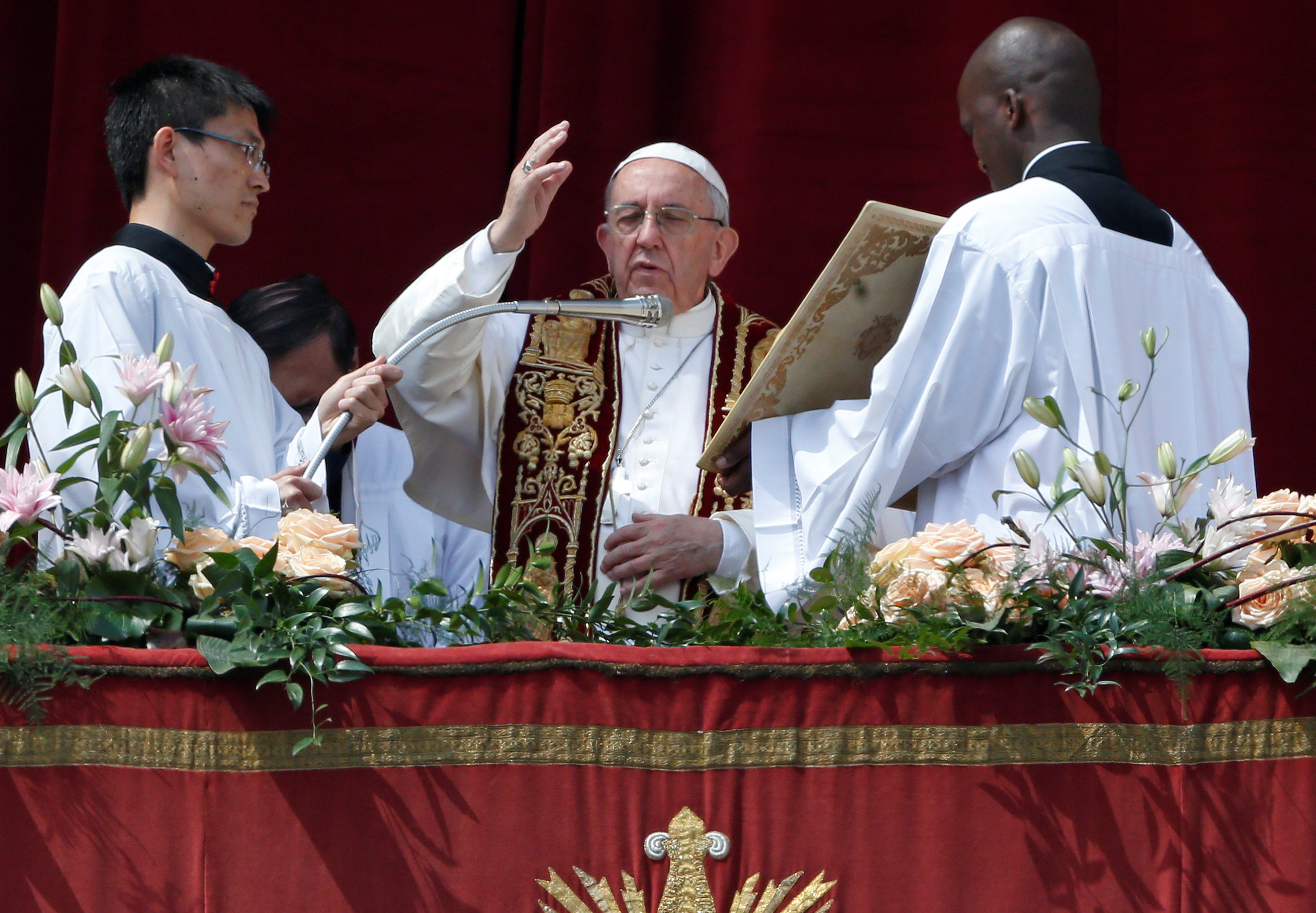 Στο δράμα της Συρίας αναφέρθηκε ο Πάπας στο πασχαλινό του μήνυμα