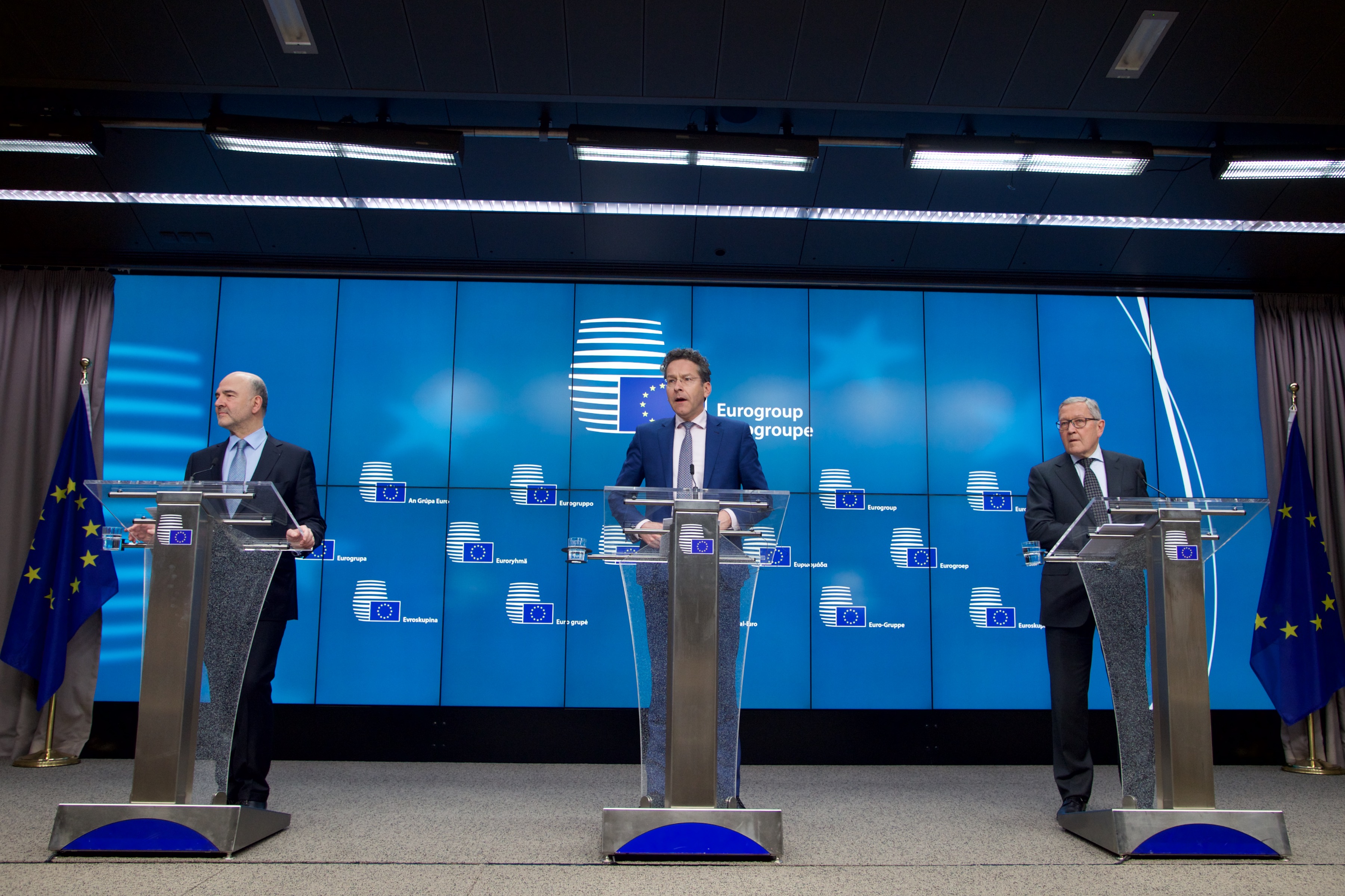 Χωρίς συμφωνία για το ελληνικό χρέος έληξε το Eurogroup