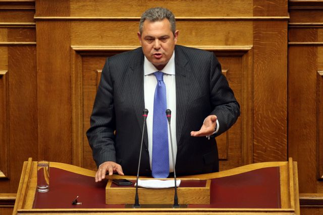 Καμμένος: Καμία μείωση για τα στελέχη των Ενόπλων Δυνάμεων