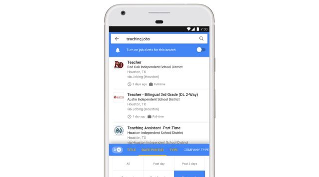 Μηχανή αναζήτησης θέσεων εργασίας εγκαινιάζει στις ΗΠΑ η Google