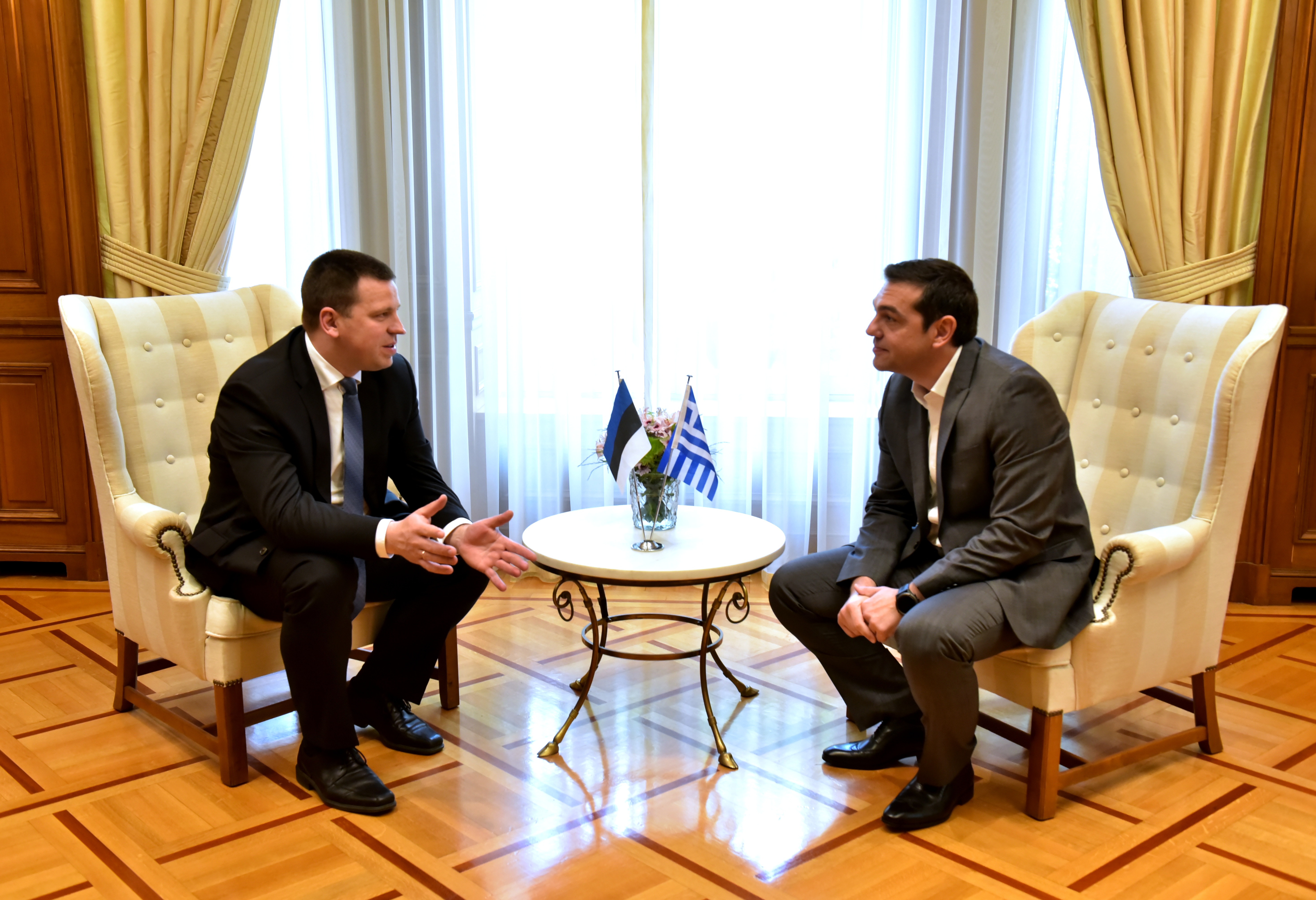 Με τον πρωθυπουργό της Εσθονίας συναντάται ο Τσίπρας