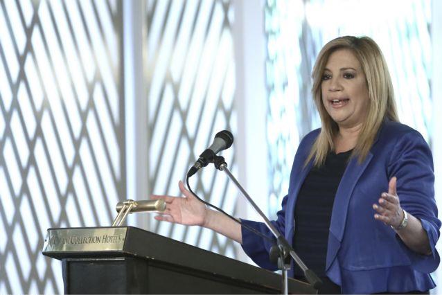 Γεννηματά: Στόχος η ήττα του ΣΥΡΙΖΑ χωρίς παλινόρθωση της Δεξιάς