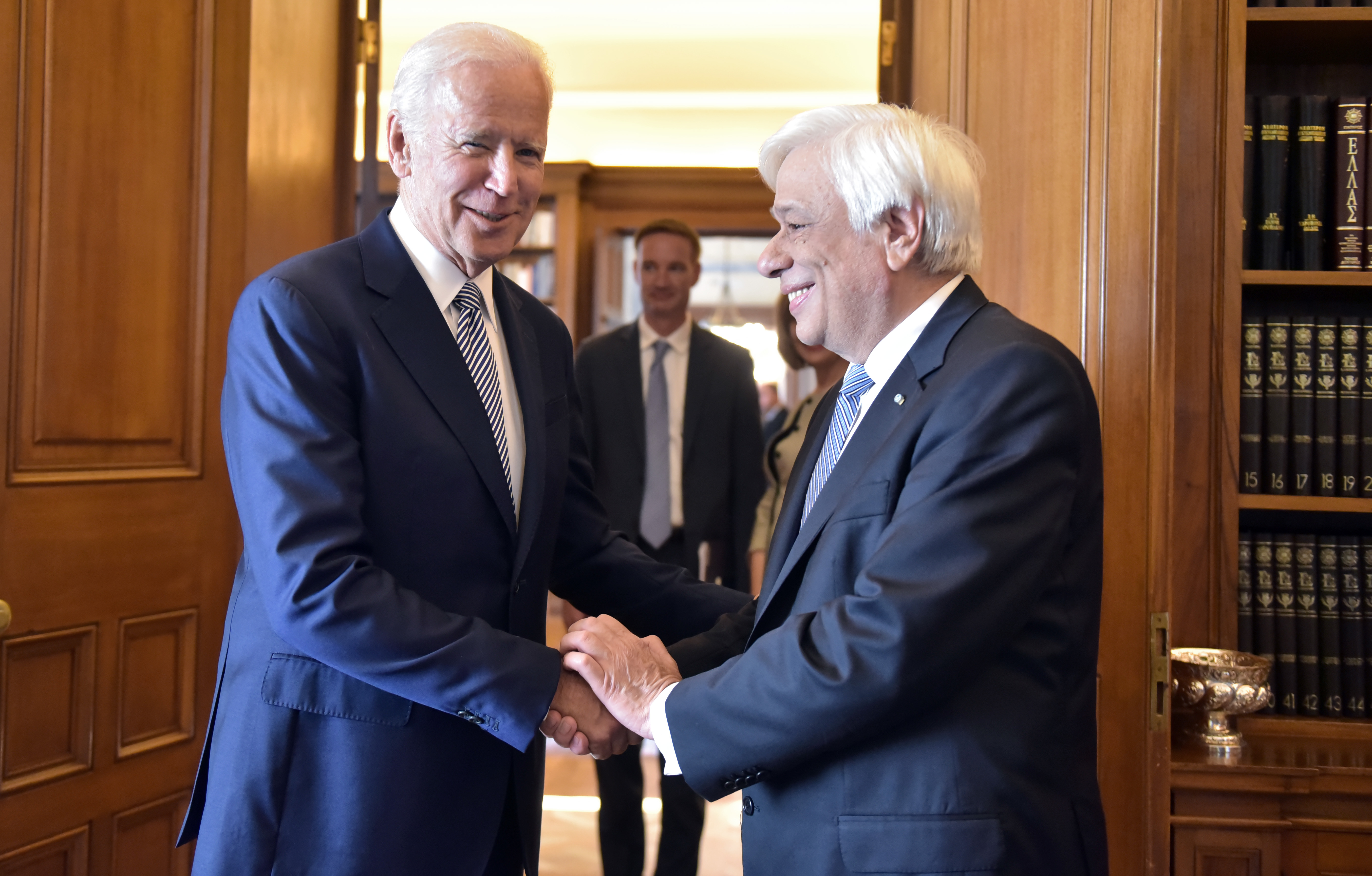 Συνάντηση του Προέδρου της Δημοκρατίας με τον Τζο Μπάιντεν