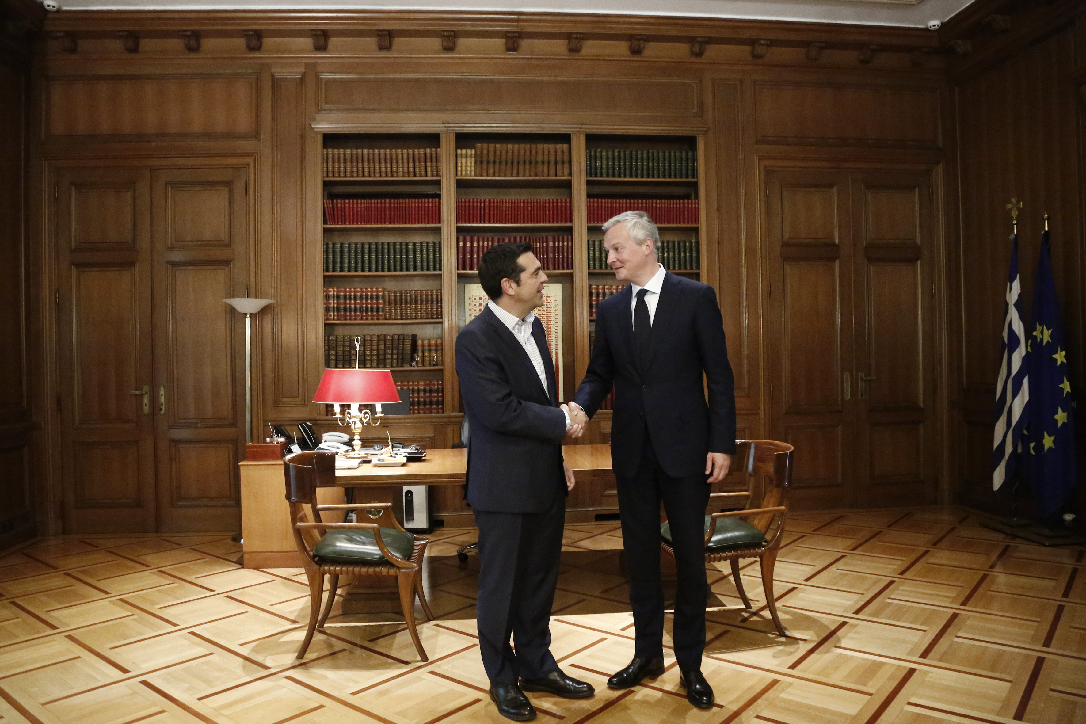 Λεμέρ προς Τσίπρα: Αισιόδοξος για μια καλή συμφωνία στο Eurogroup