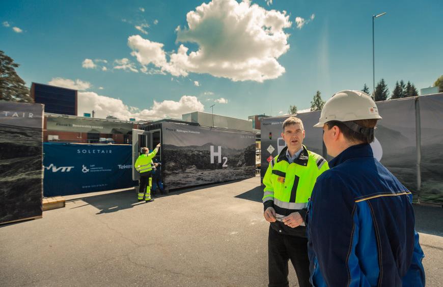 Πειραματική μονάδα στη Φινλανδία παράγει καύσιμα από τον αέρα