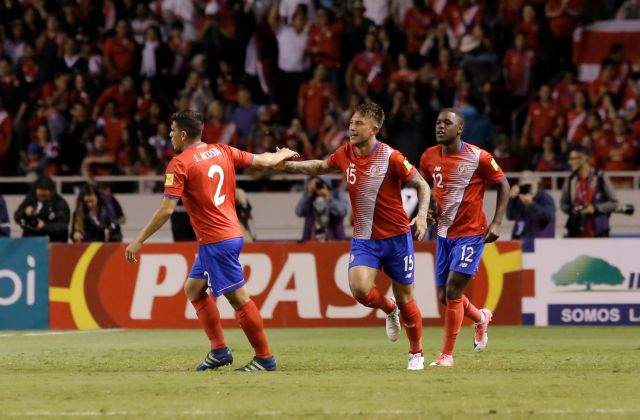 Βήμα πρόκρισης για το Μουντιάλ του 2018 από την Κόστα Ρίκα