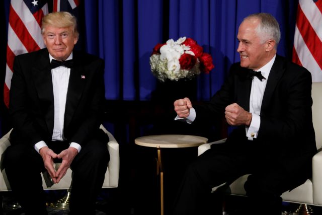 Οταν ο αυστραλός πρωθυπουργός μιμείται τον Ντόναλντ Τραμπ