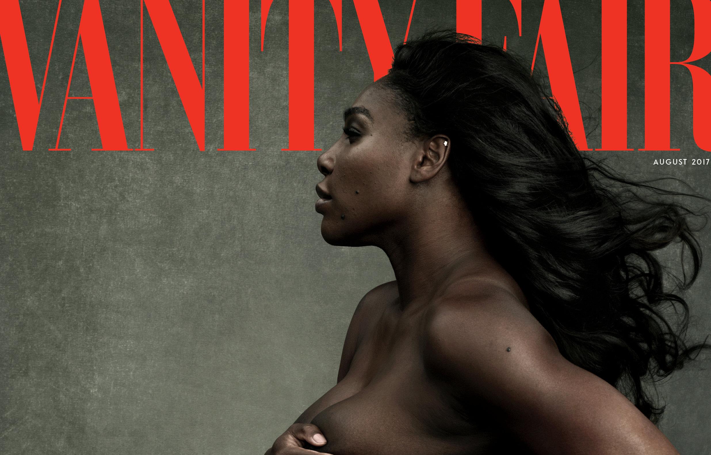 Η έγκυος Σερένα Γουίλιαμς ποζάρει γυμνή για το Vanity Fair