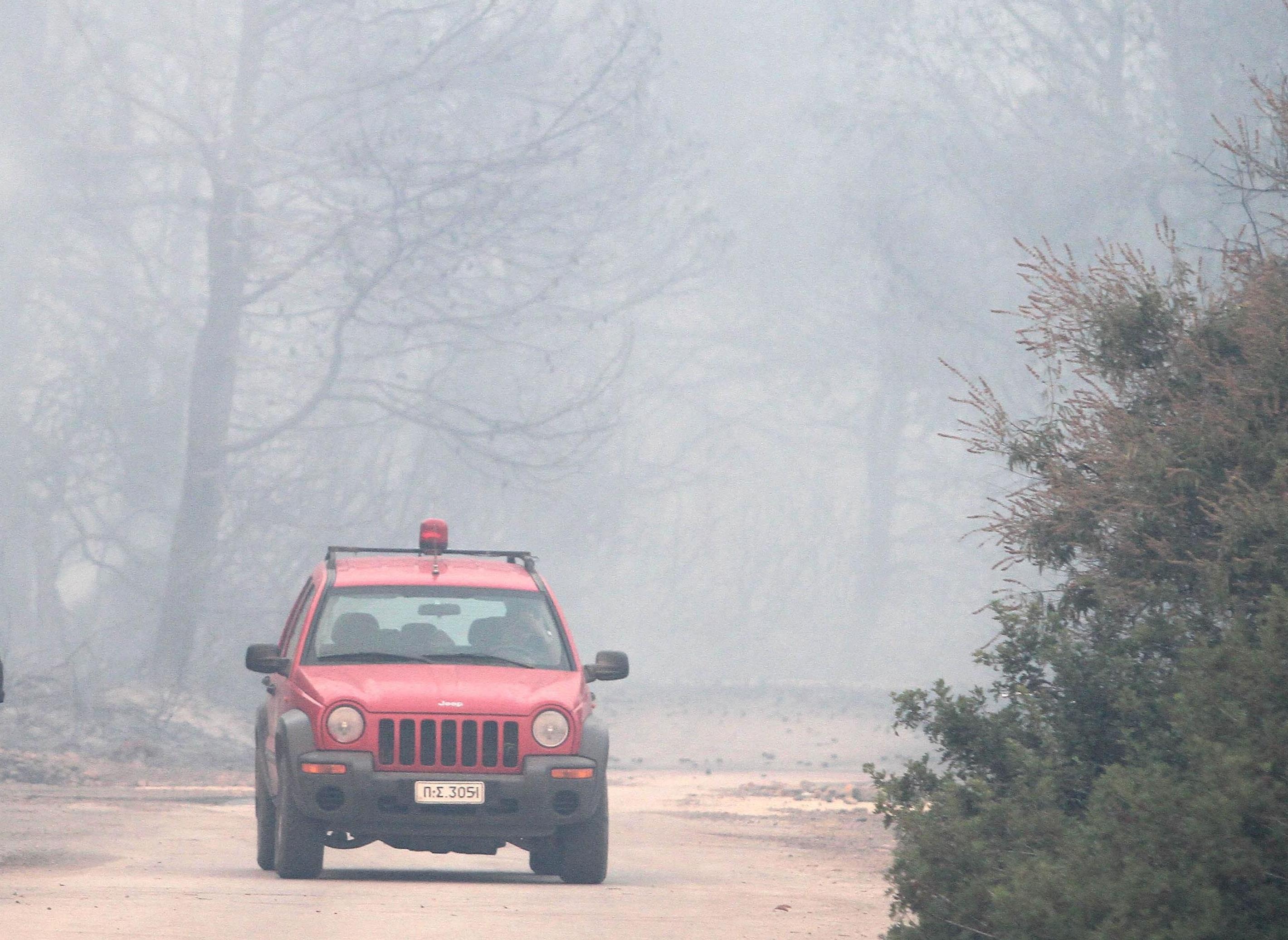 Ζημιές σε σπίτια από φωτιά στην ανατολική Μάνη