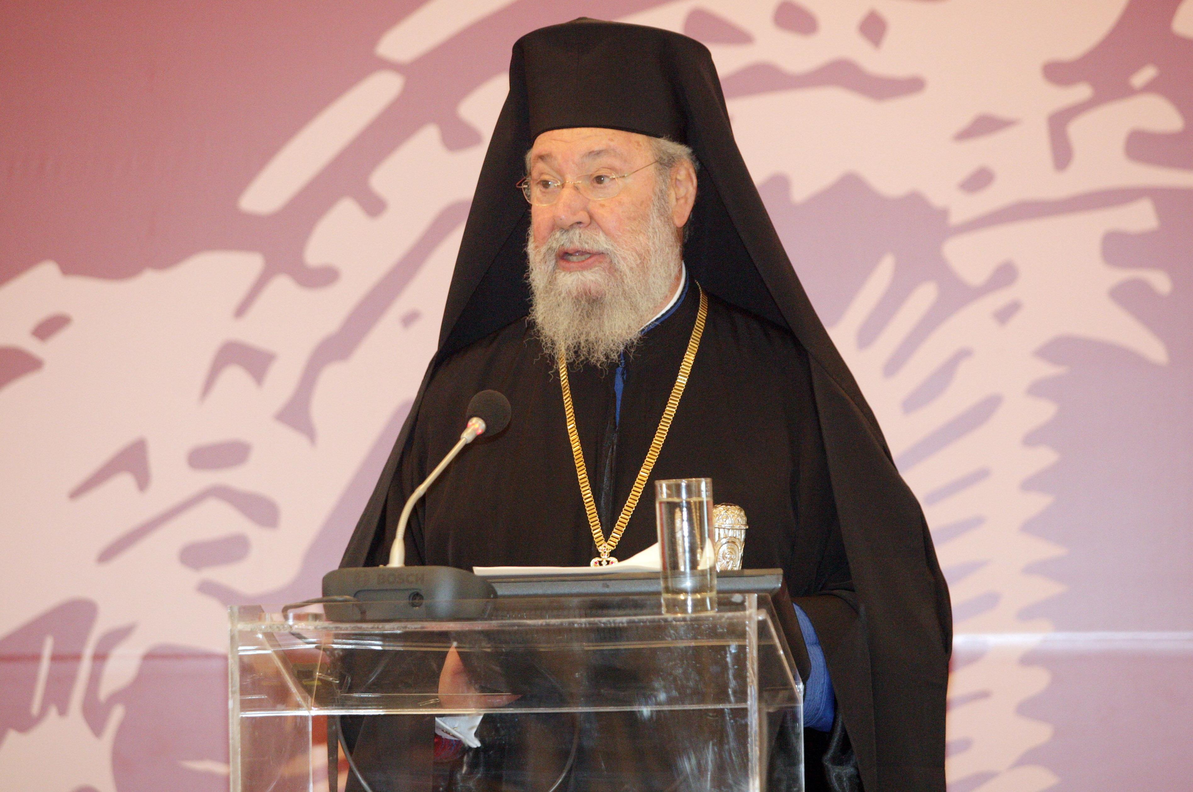 Αρχιεπίσκοπος Κύπρου: Να τερματιστούν οι συνομιλίες για το Κυπριακό