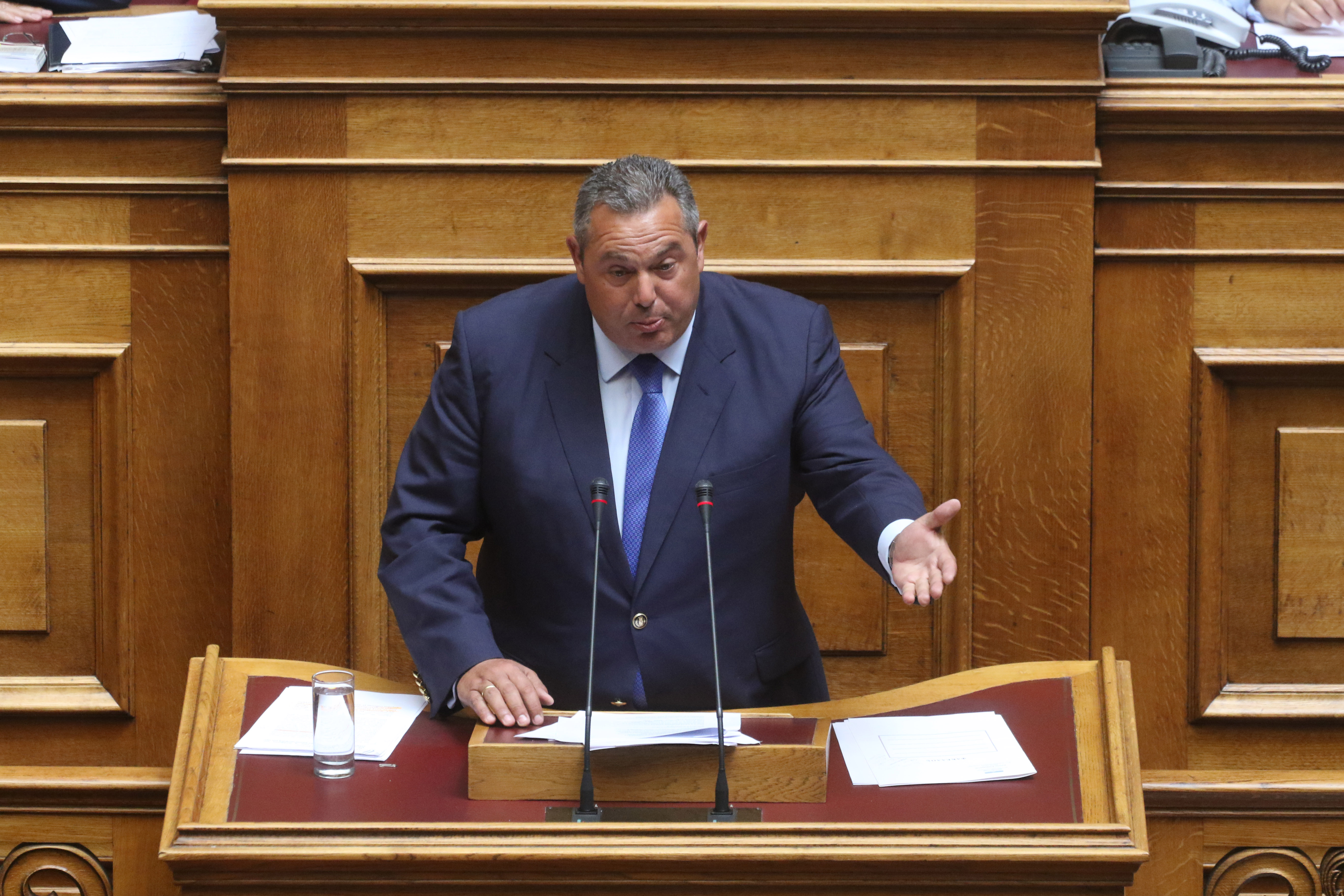 Καμμένος: Υψηλοί τόνοι για την υπόθεση των συνομιλιών με τον ισοβίτη