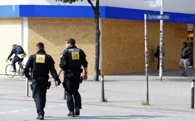 Φρούριο το Αμβούργο ενόψει της G20