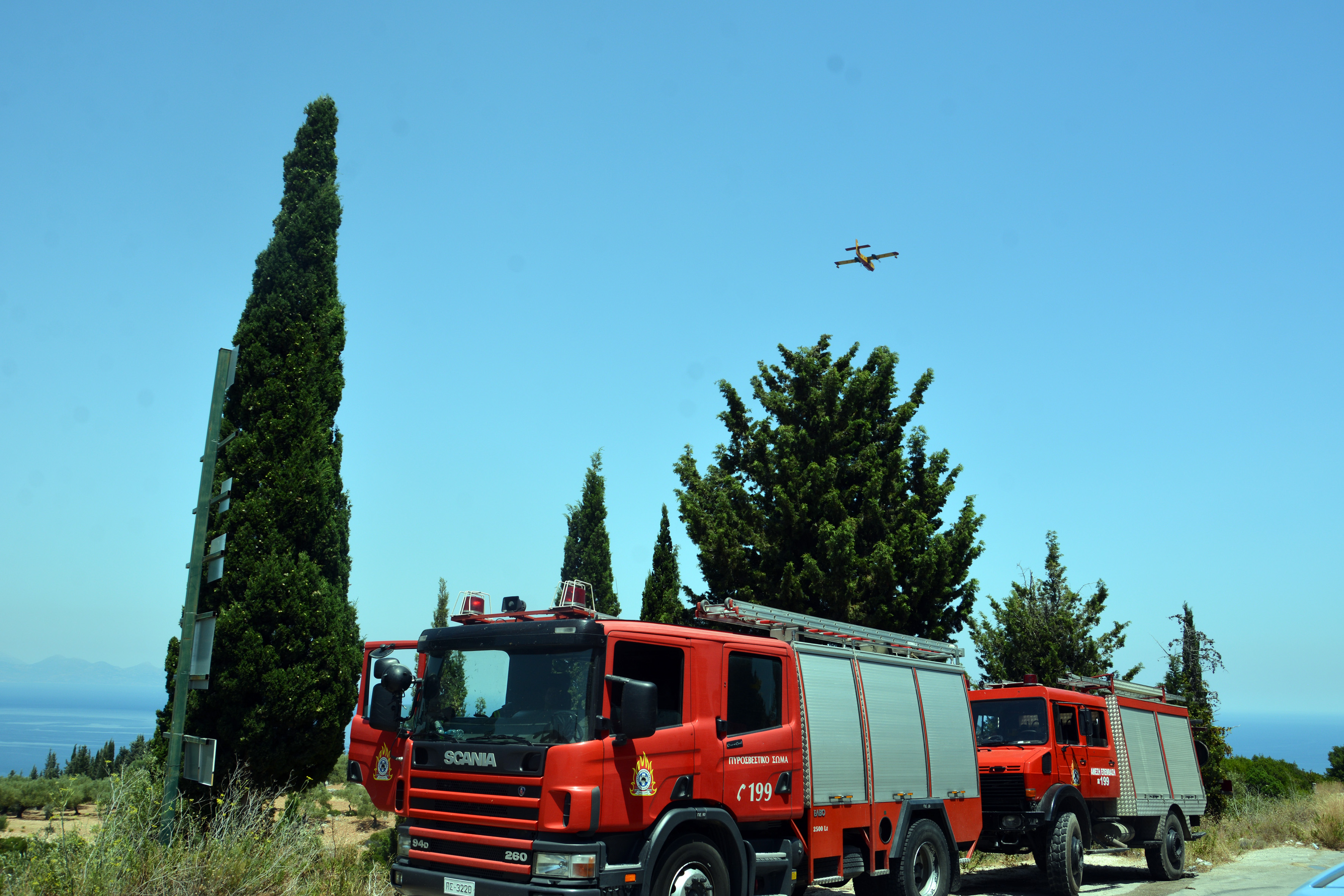 Σε πύρινο κλοιό η ορεινή Ζάκυνθος