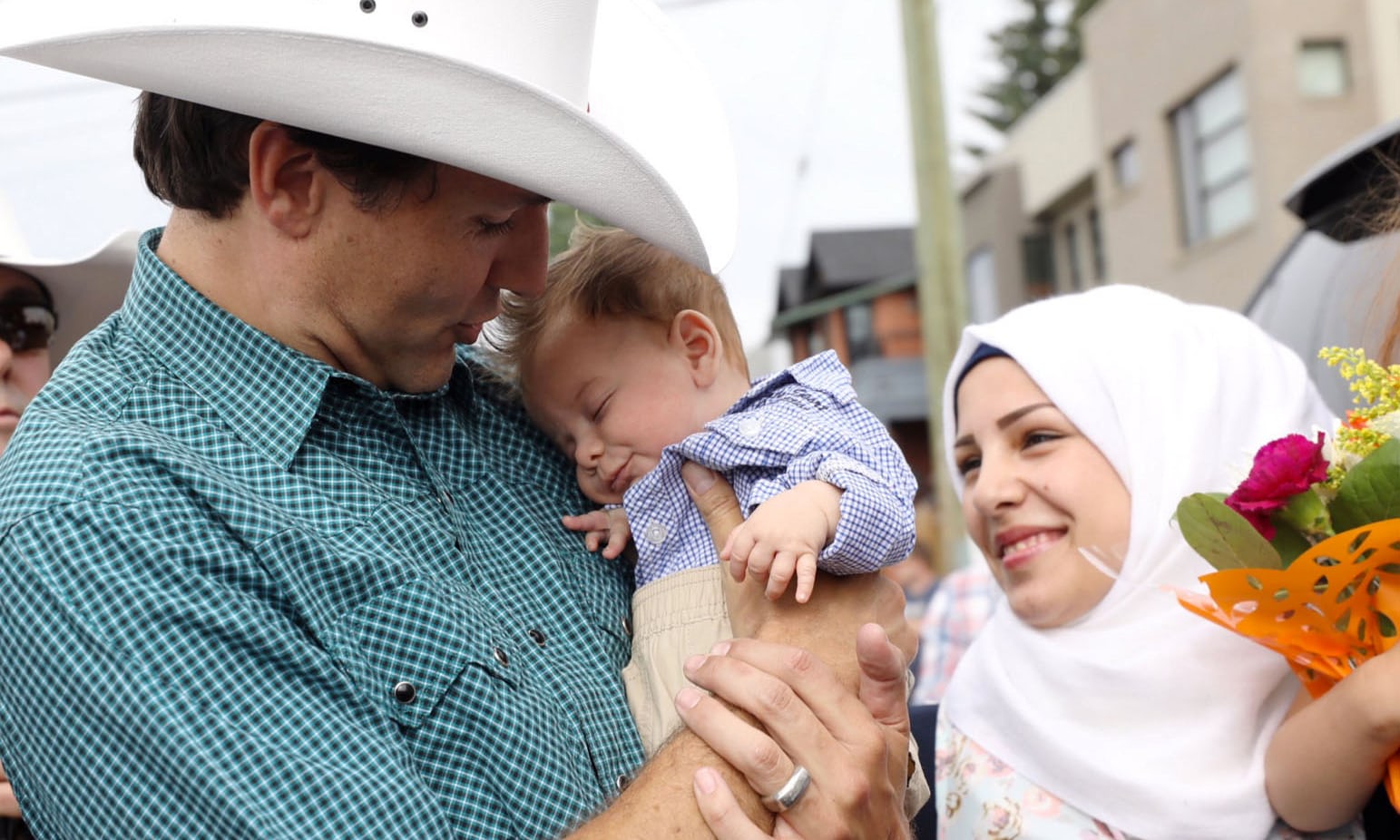 Η στιγμή που ο Τζάστιν Τριντό γνωρίζει τον μικρό Τζάστιν Τριντό