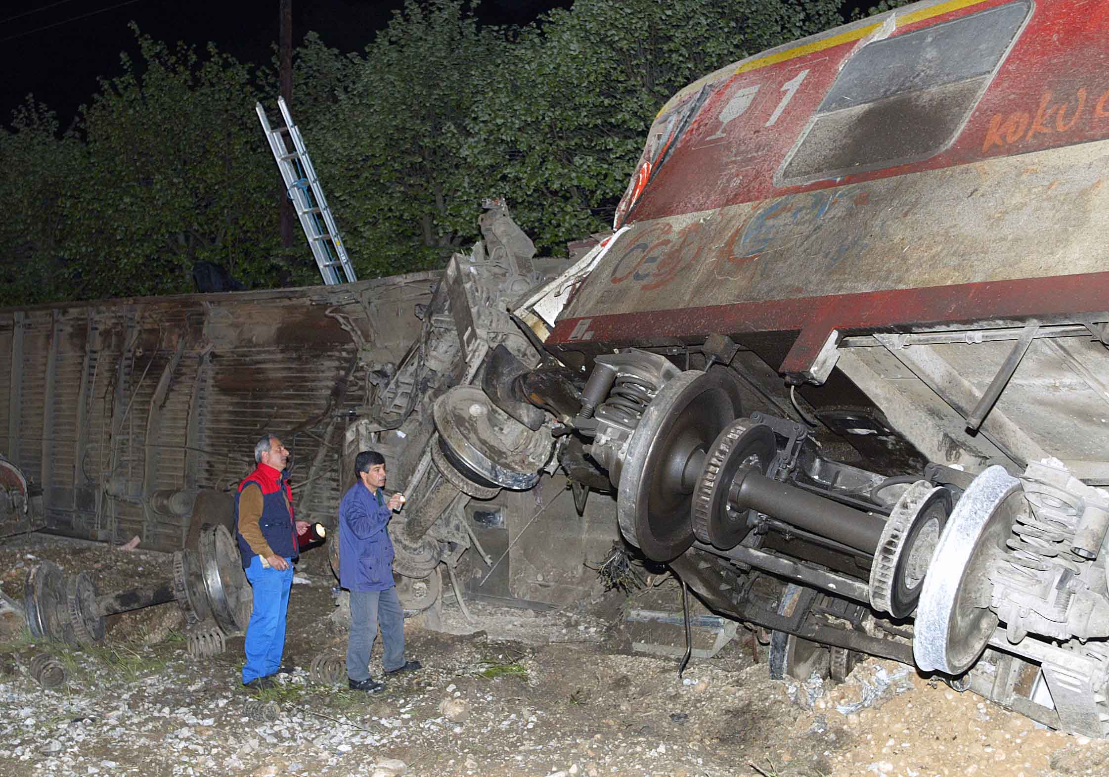 Εκτροχιασμός εμπορικής αμαξοστοιχίας κοντά στη Λάρισα