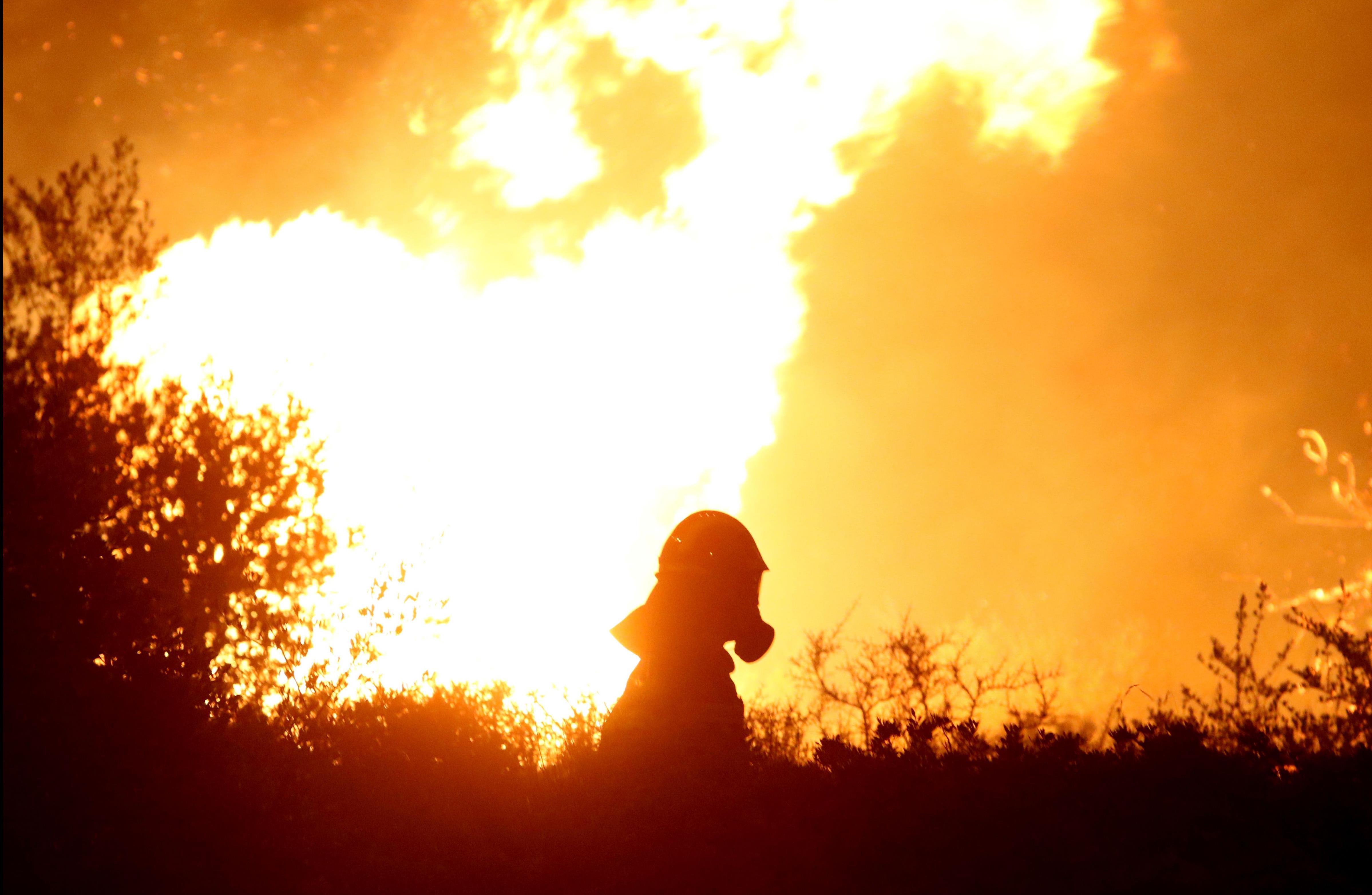 Zάκυνθος: Άνιση μάχη στα πύρινα μέτωπα-Κάηκαν σπίτια στην Αναφωνήτρια