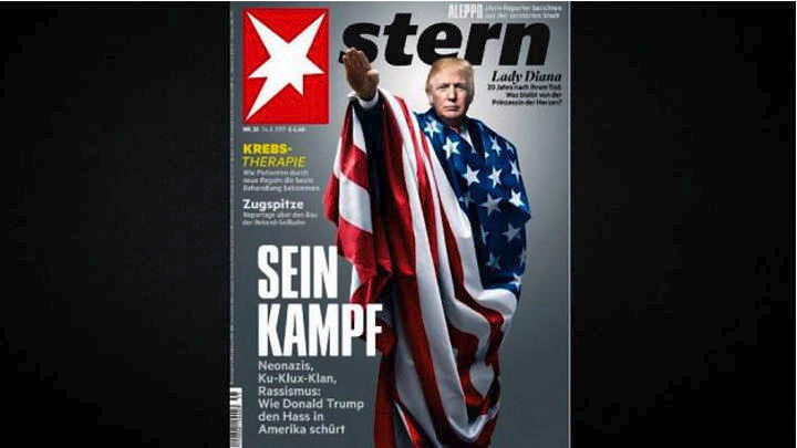 Αδόλφος Χίτλερ ο Τραμπ στο εξώφυλλο του περιοδικού Stern