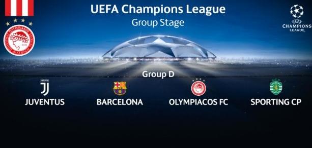 Με Γιουβέντους, Μπαρτσελόνα και Σπόρτινγκ o Ολυμπιακός