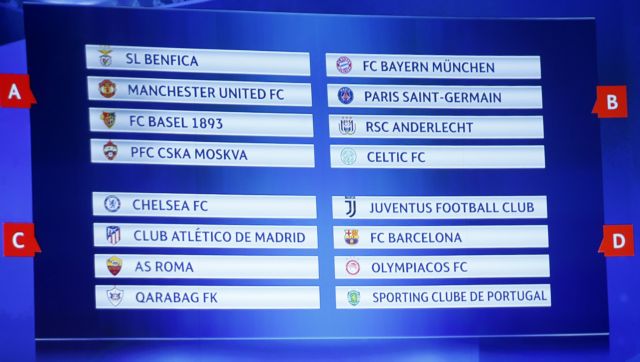 Το πρόγραμμα του Ολυμπιακού στη φάση των ομίλων