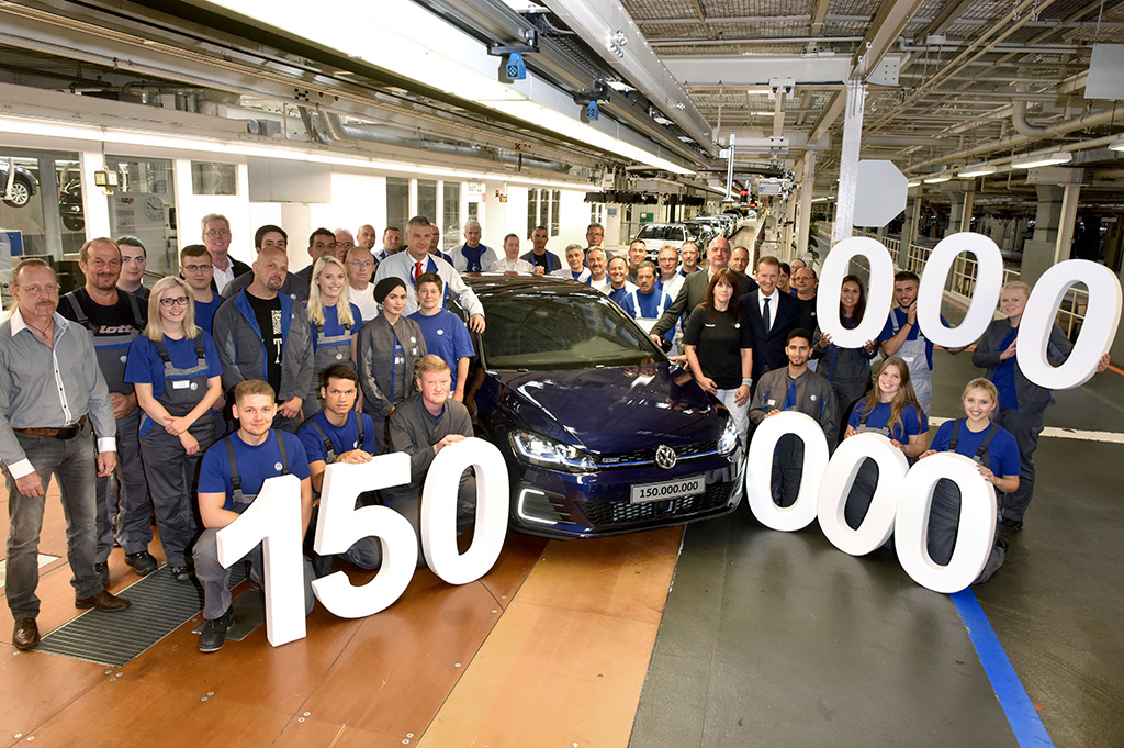 Η VW γιορτάζει την κατασκευή 150 εκατομμυρίων αυτοκινήτων