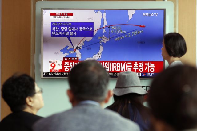 Βαλλιστικός πύραυλος της Β.Κορέας πέρασε πάνω από την Ιαπωνία