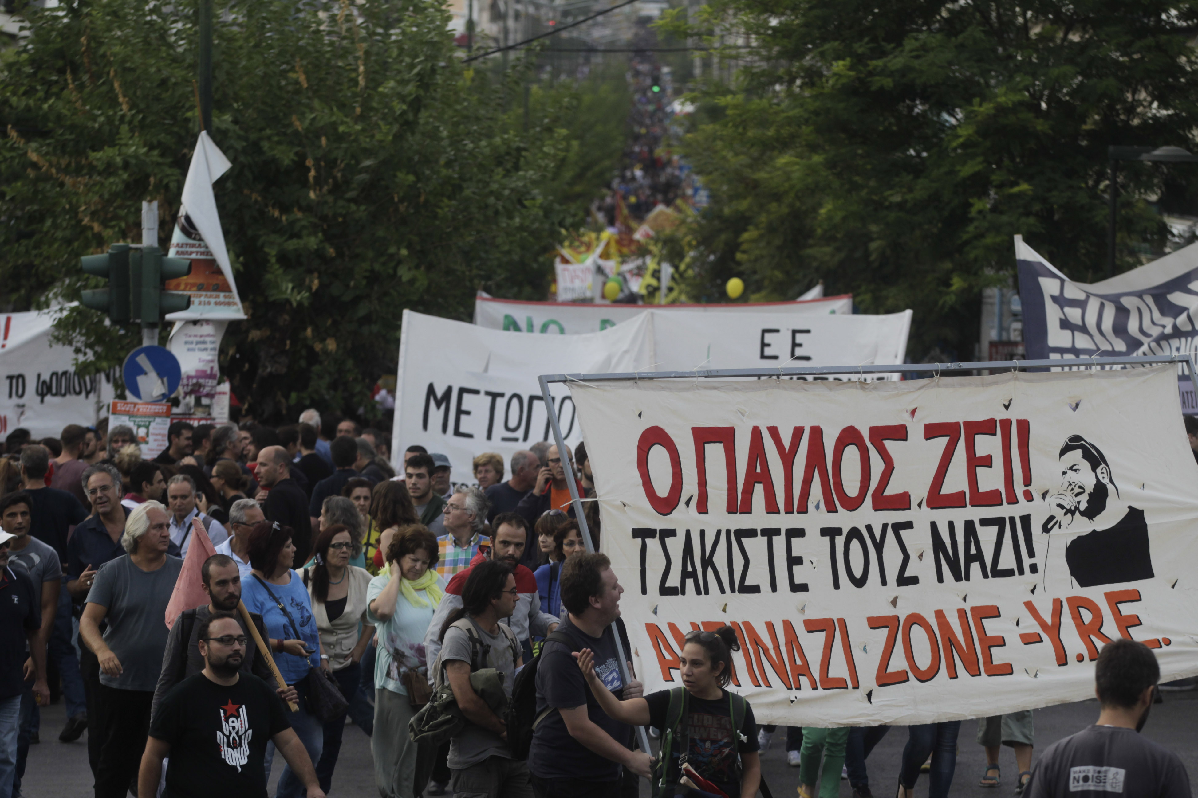 Εκδηλώσεις μνήμης σε Αθήνα και Κερατσίνι για τον Παύλο Φύσσα