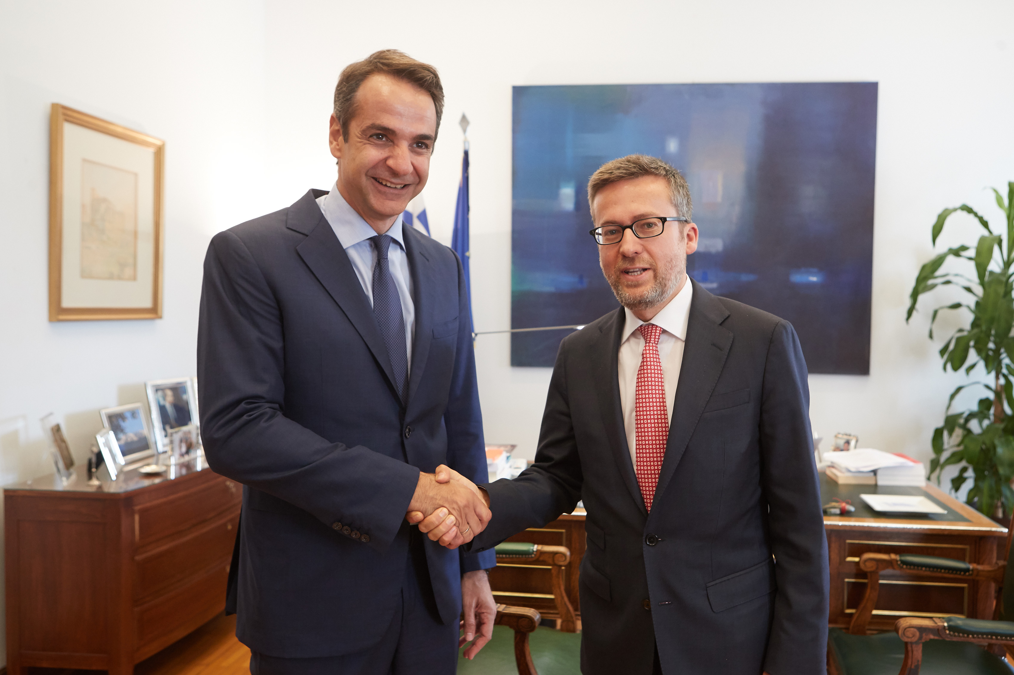 Συνάντηση Μητσοτάκη – Επιτρόπου Έρευνας: Να αναπτυχθεί κουλτούρα αξιολόγησης