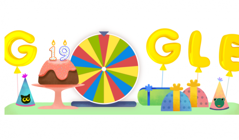 Τα 19 κλείνει η Google και το γιορτάζει με τροχό έκπληξη