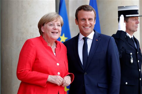 Συνάντηση Μέρκελ – Μακρόν μετά την ομιλία του γάλλου προέδρου για την ΕΕ