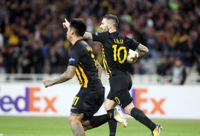 Με την ψυχή στο στόμα η ΑΕΚ ισοφάρισε στο 90′ την Αούστρια