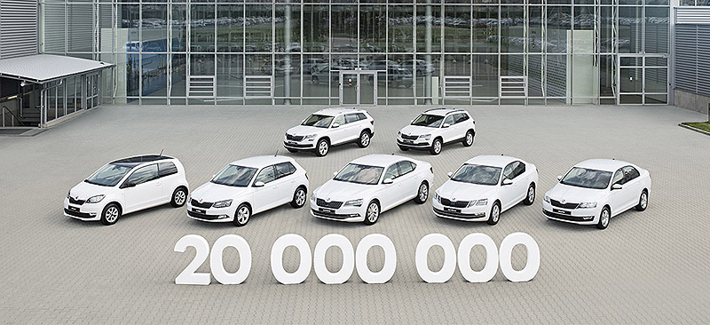 Είκοσι εκατομμύρια οχήματα από την Skoda