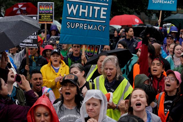 ΗΠΑ: Νέα διαδήλωση υπέρμαχων της ανωτερότητας της λευκής φυλής στο Σάρλοτσβιλ