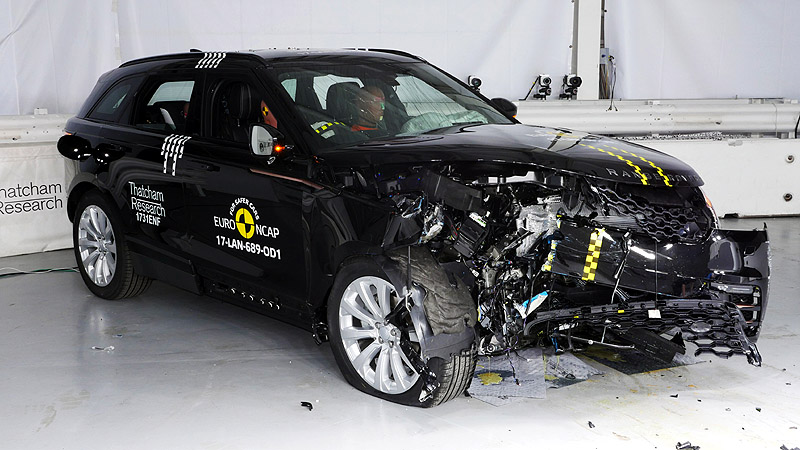 Πεντάστερο το Range Rover Velar στις δοκιμές πρόσκρουσης του  EuroNCAP [Video]