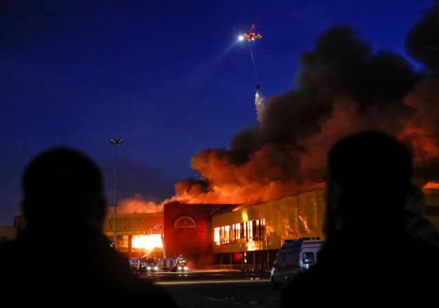 Μόσχα: Μεγάλη φωτιά σε αγορά οικοδομικών υλικών [βίντεο]