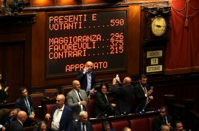 Η ιταλική Βουλή ενέκρινε το νέο εκλογικό νόμο