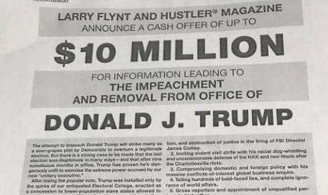 Ο Τραμπ επικηρύσσεται για 10 εκατ. δολάρια