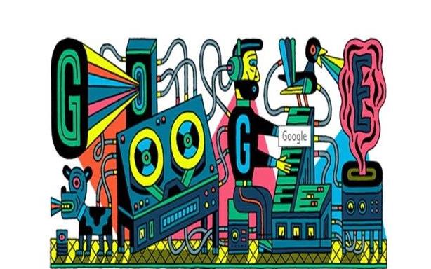 Αφιερωμένο στο Στούντιο Ηλεκτρονικής Μουσικής του WDR το doodle της Google