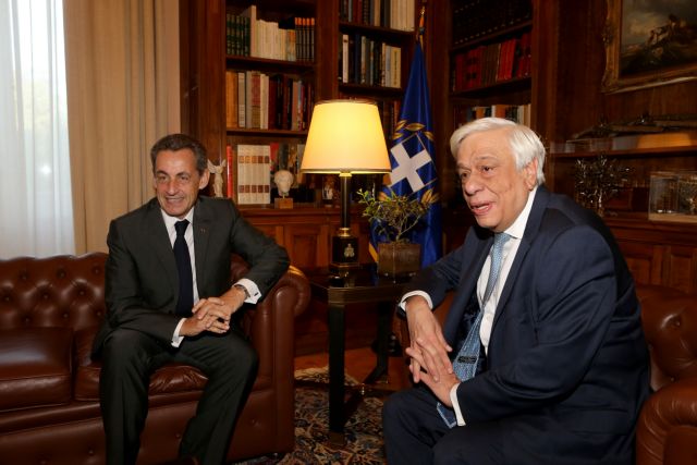 Συνάντηση Παυλόπουλου – Σαρκοζί στο Προεδρικό Μέγαρο